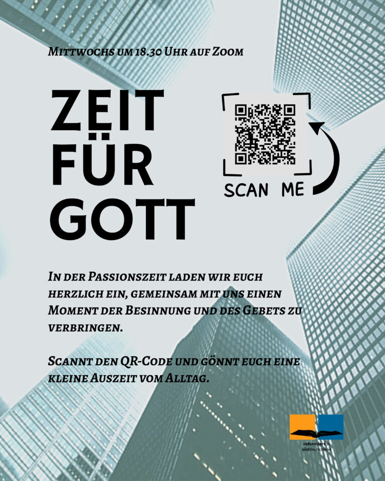 Mehr über den Artikel erfahren Zeit für Gott – Passionsandachten 2026