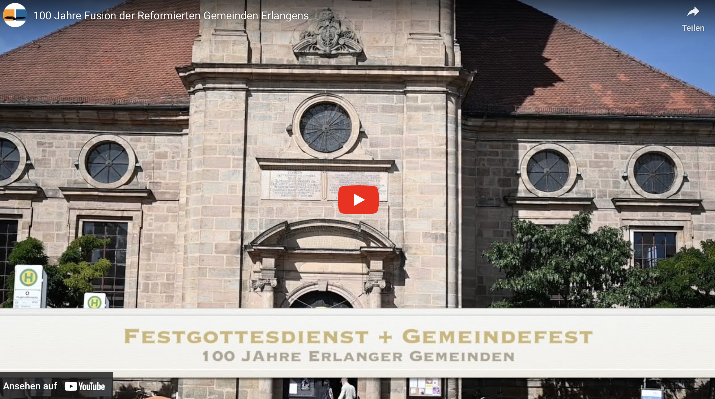 100-jähriges Jubiläum in der Ev.-ref. Kirchengemeinde Erlangen